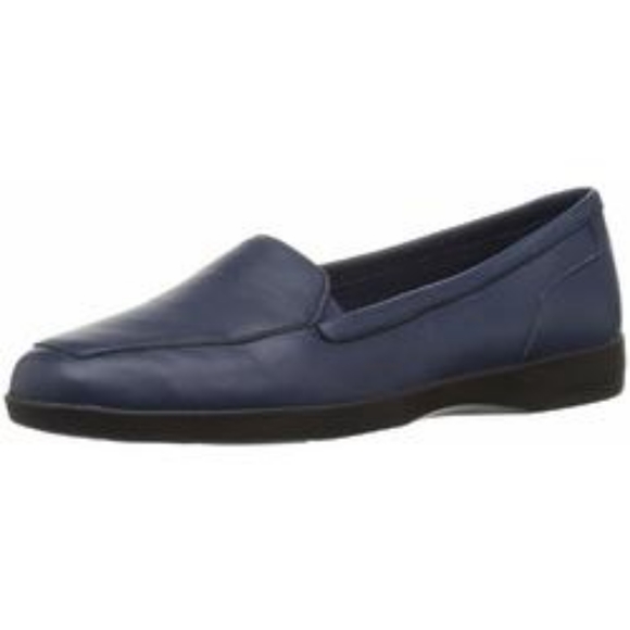 🌺Easy Spirit Women's Devitt Slip On Oxford Flats Navy Blue Nappa Leather US 7M - Picture 9 of 12